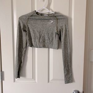 Gymshark long sleeve crop top